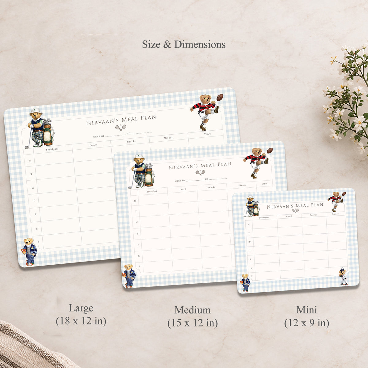 Sports Club Meal Planner