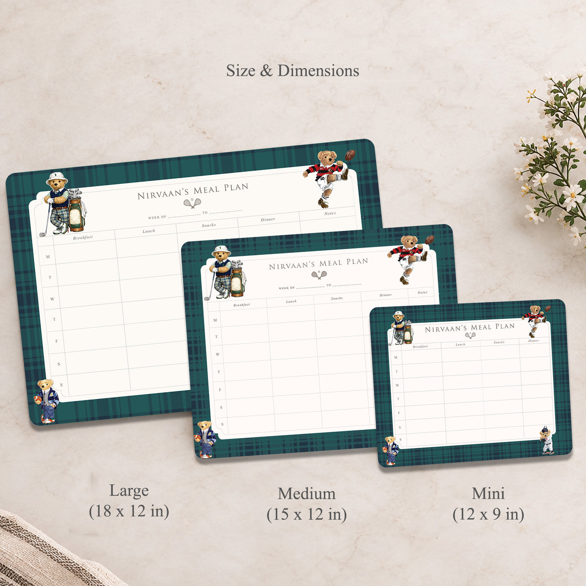 Sports Club Meal Planner