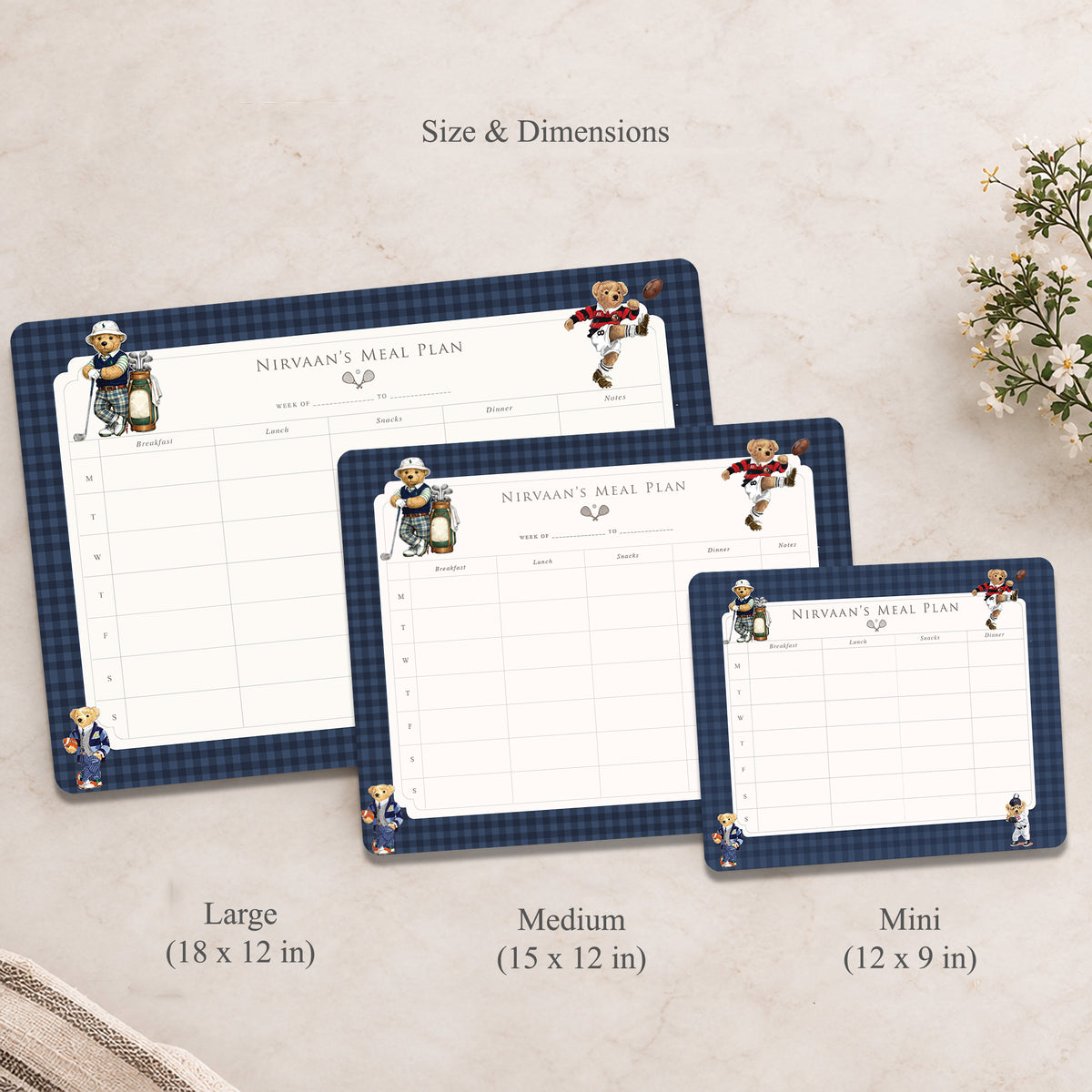 Sports Club Meal Planner