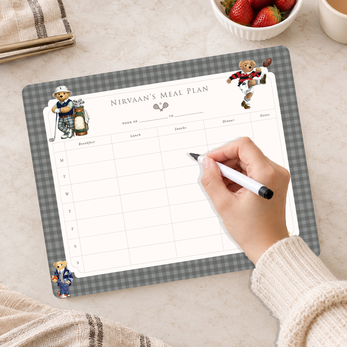 Sports Club Meal Planner