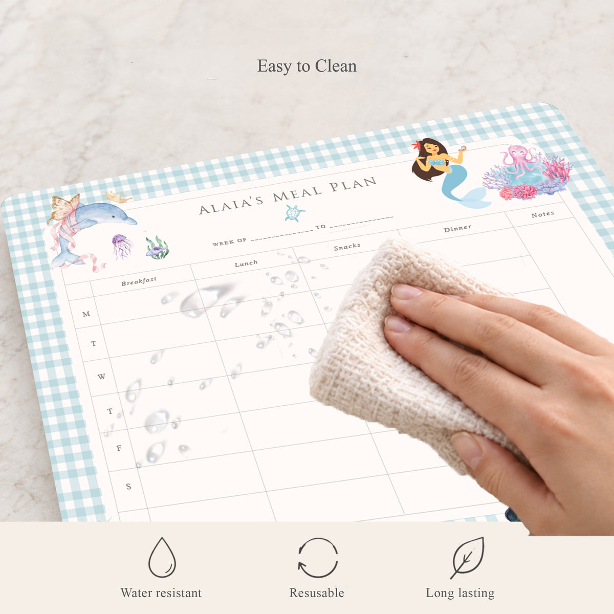 Ocean Belle Meal Planner