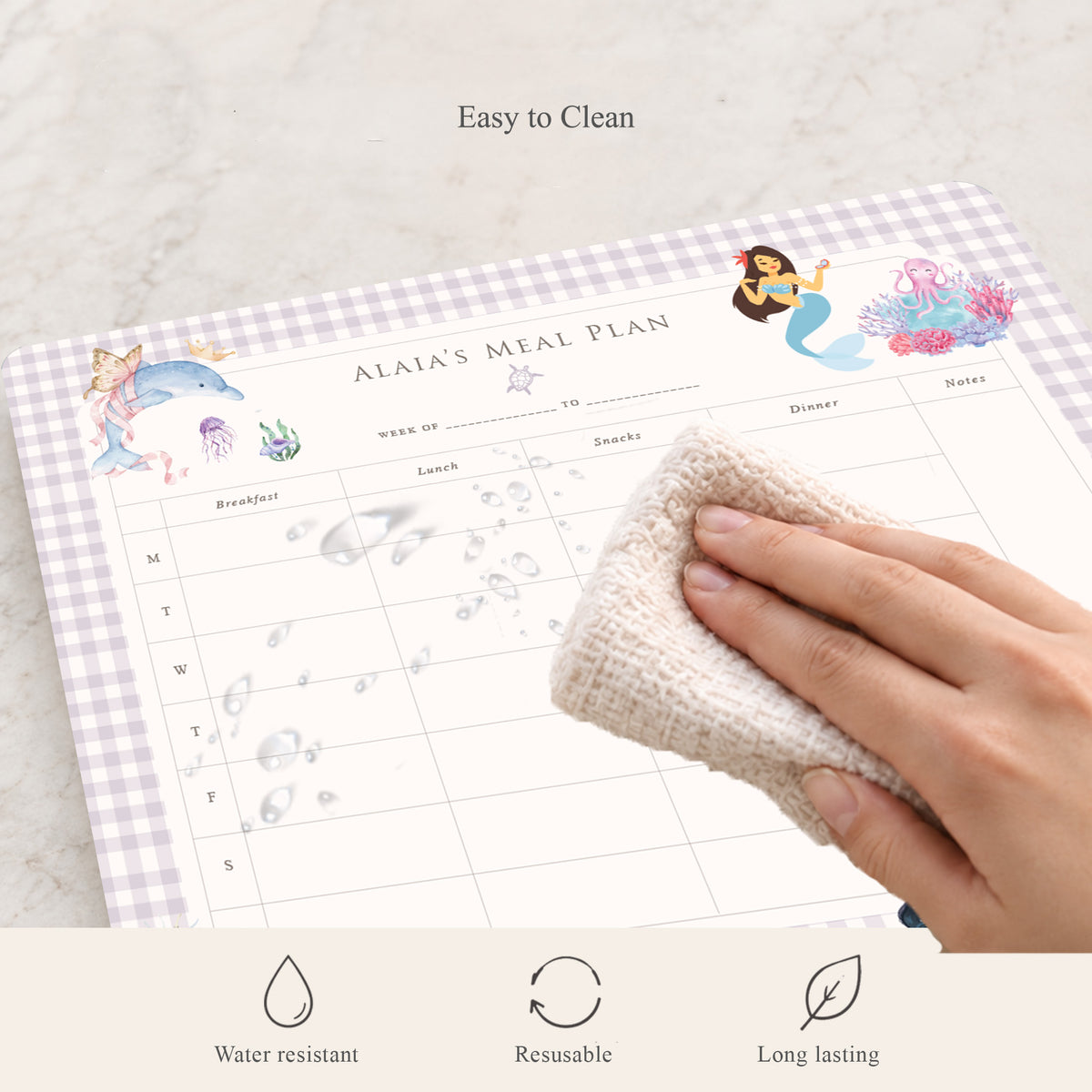 Ocean Belle Meal Planner