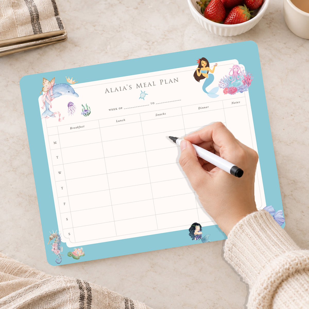 Ocean Belle Meal Planner
