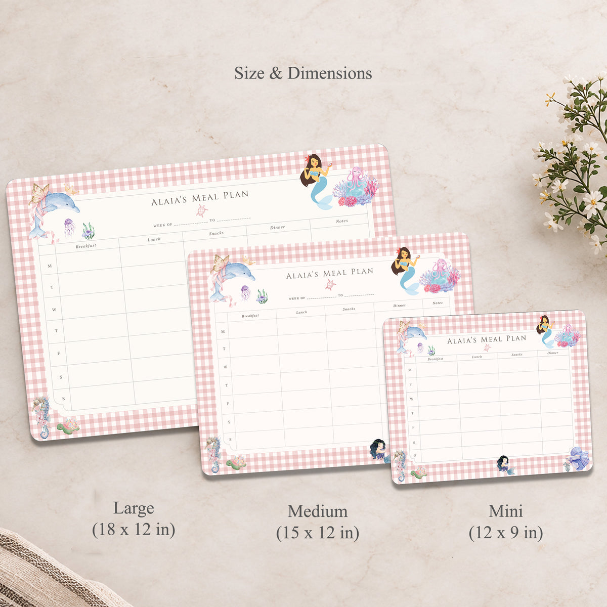 Ocean Belle Meal Planner