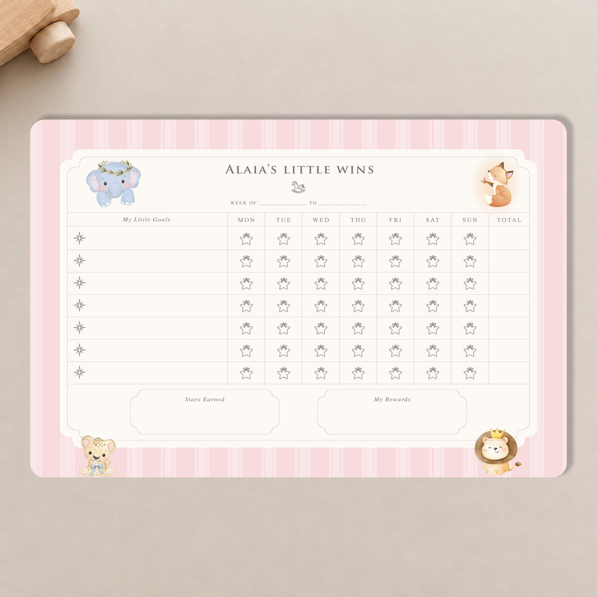 Little Wild Reward Chart