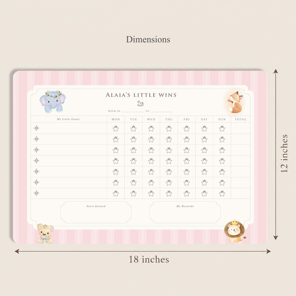 Little Wild Reward Chart
