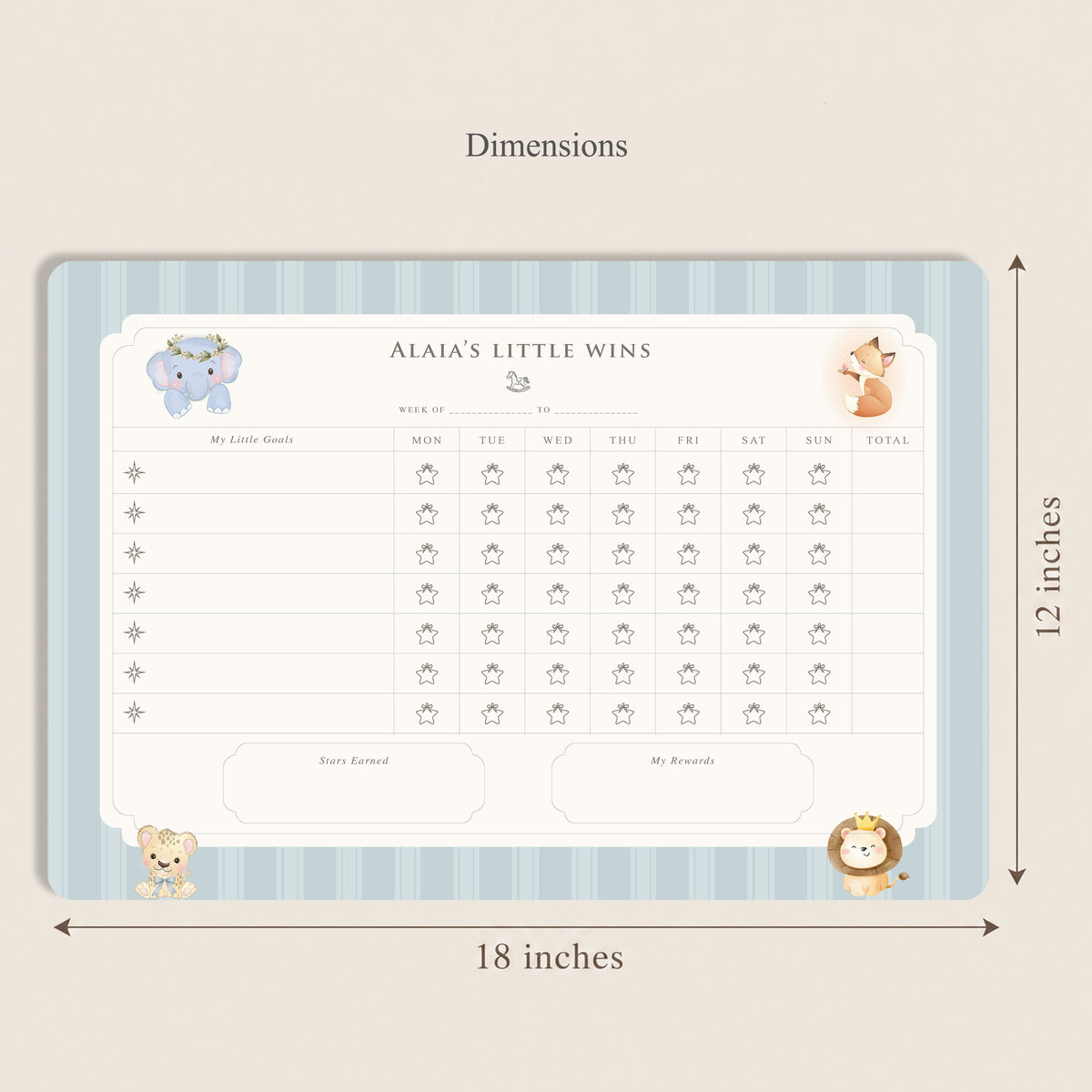 Little Wild Reward Chart