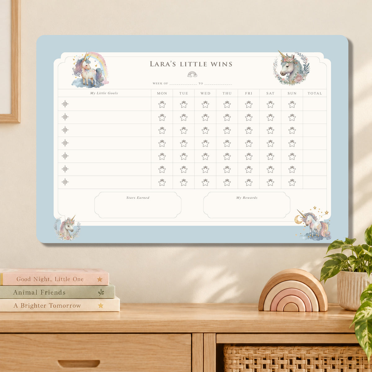 Unicorn Wishes Reward Chart