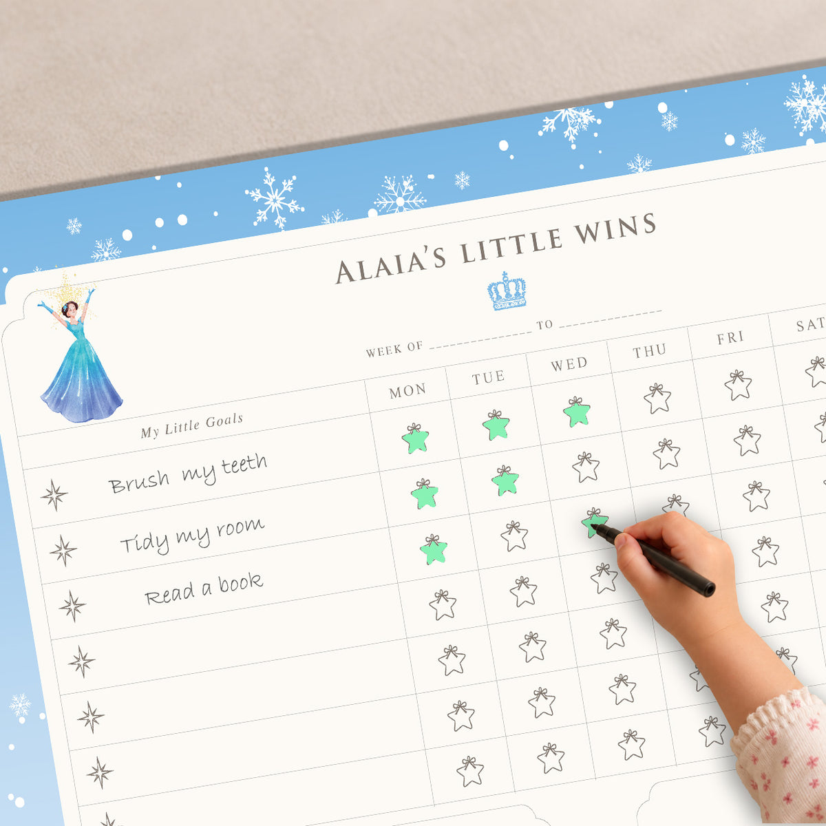 Snow Queen Reward Chart