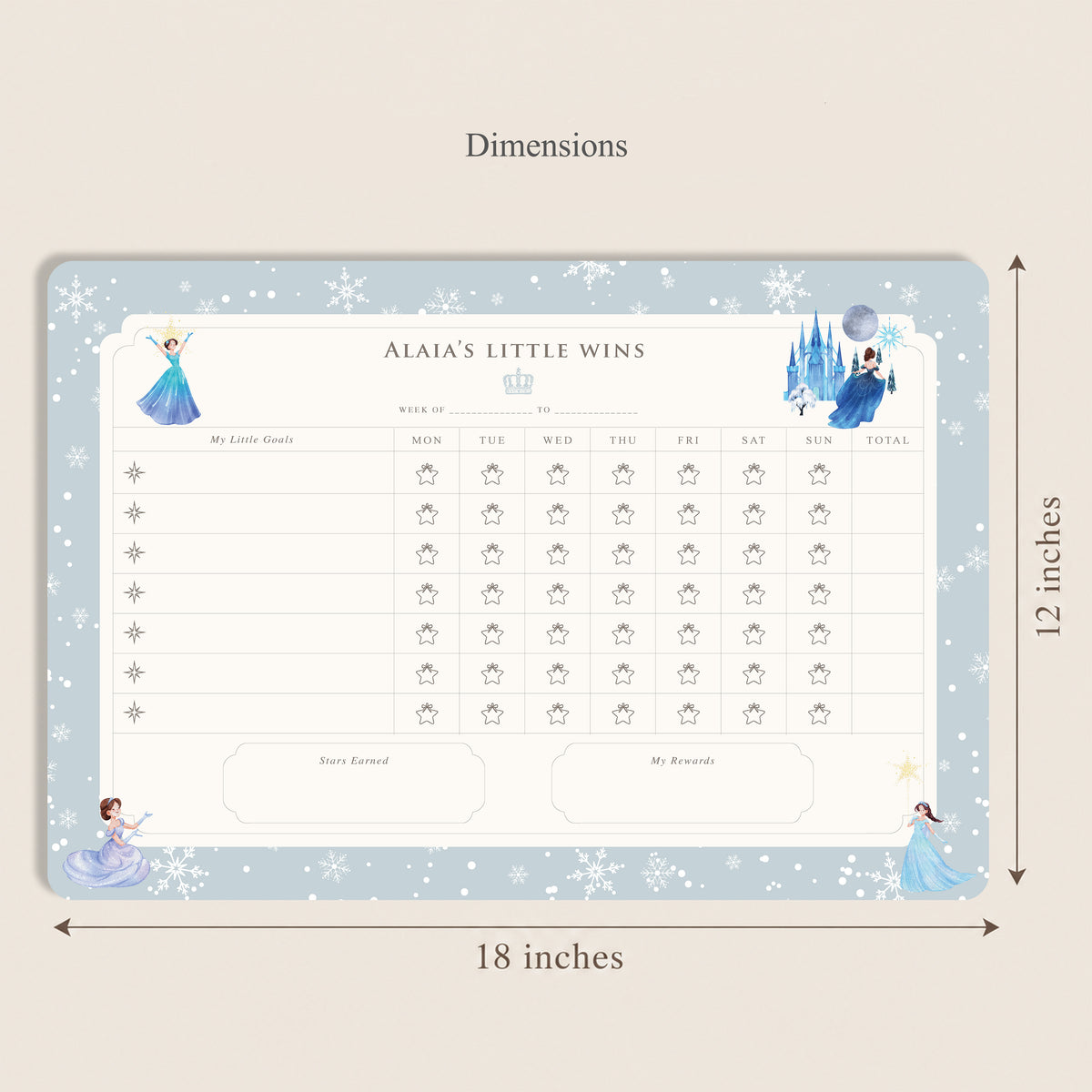 Snow Queen Reward Chart