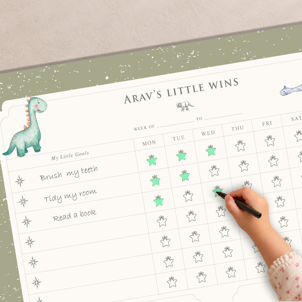 Little Rex Reward Chart