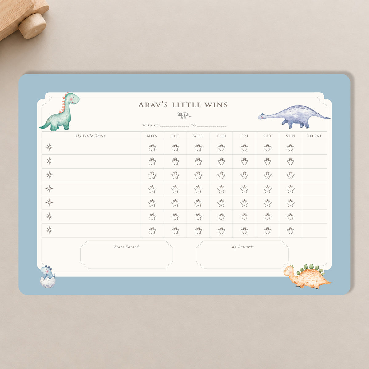 Little Rex Reward Chart