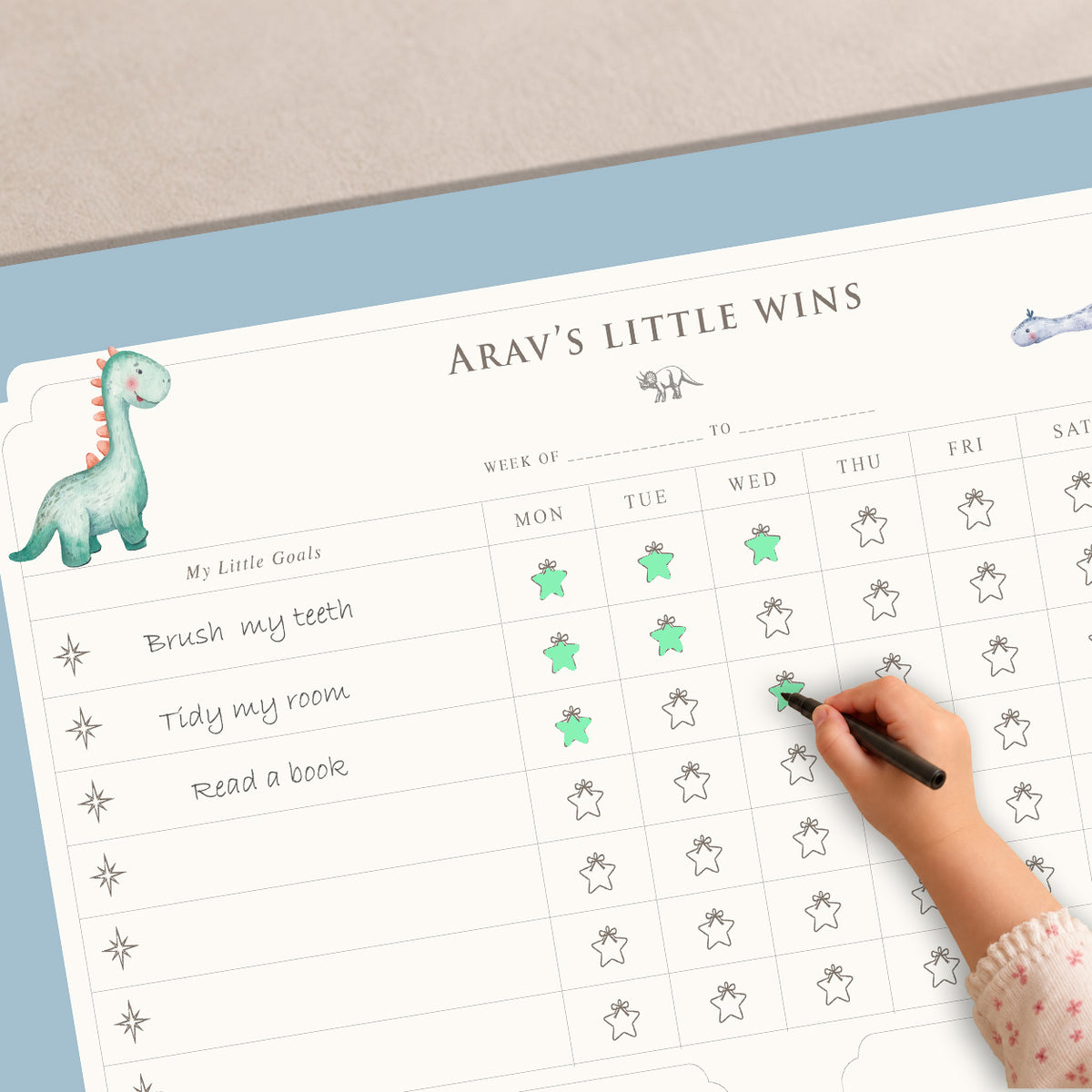 Little Rex Reward Chart