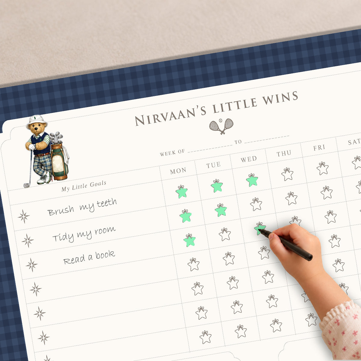 Sports Club Reward Chart