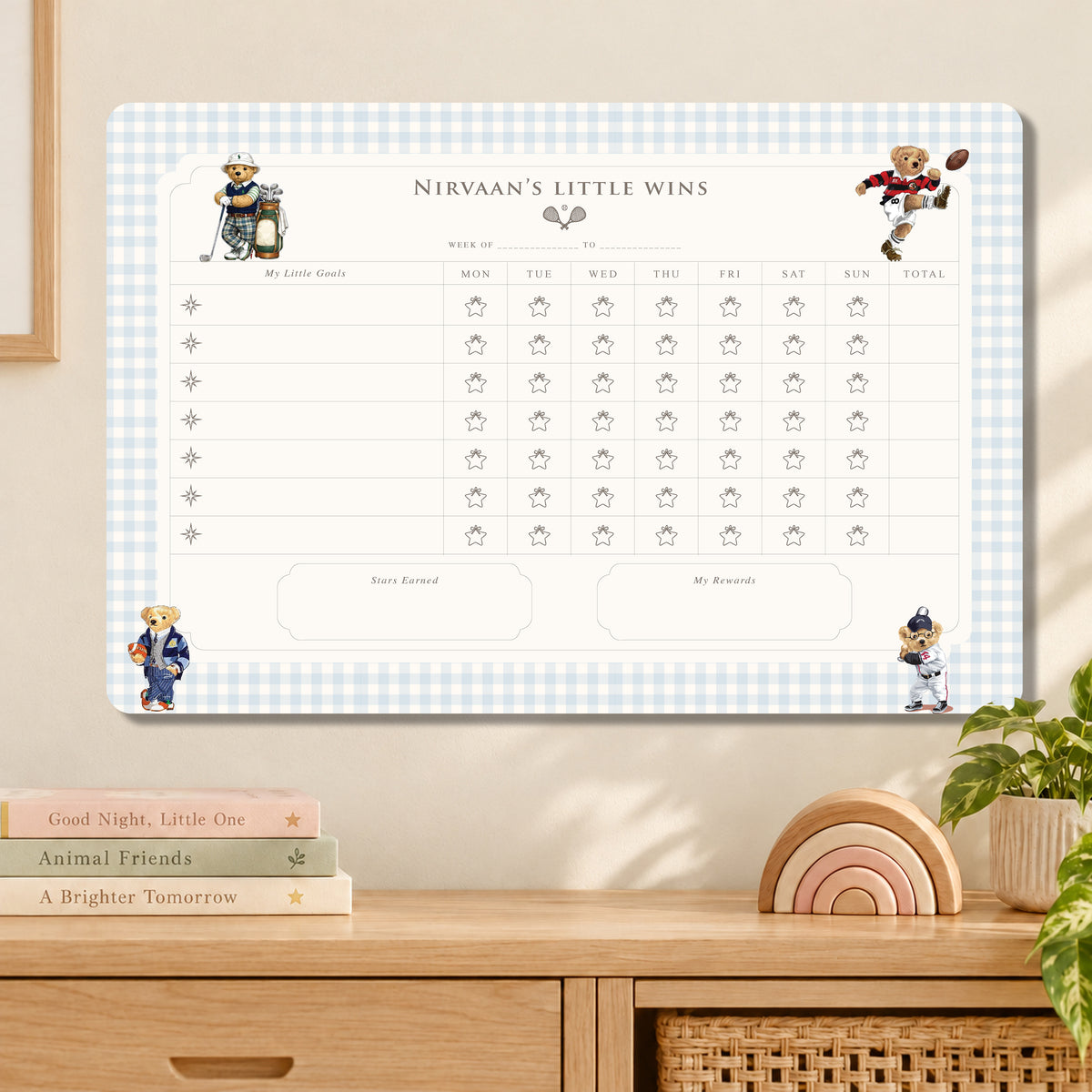 Sports Club Reward Chart