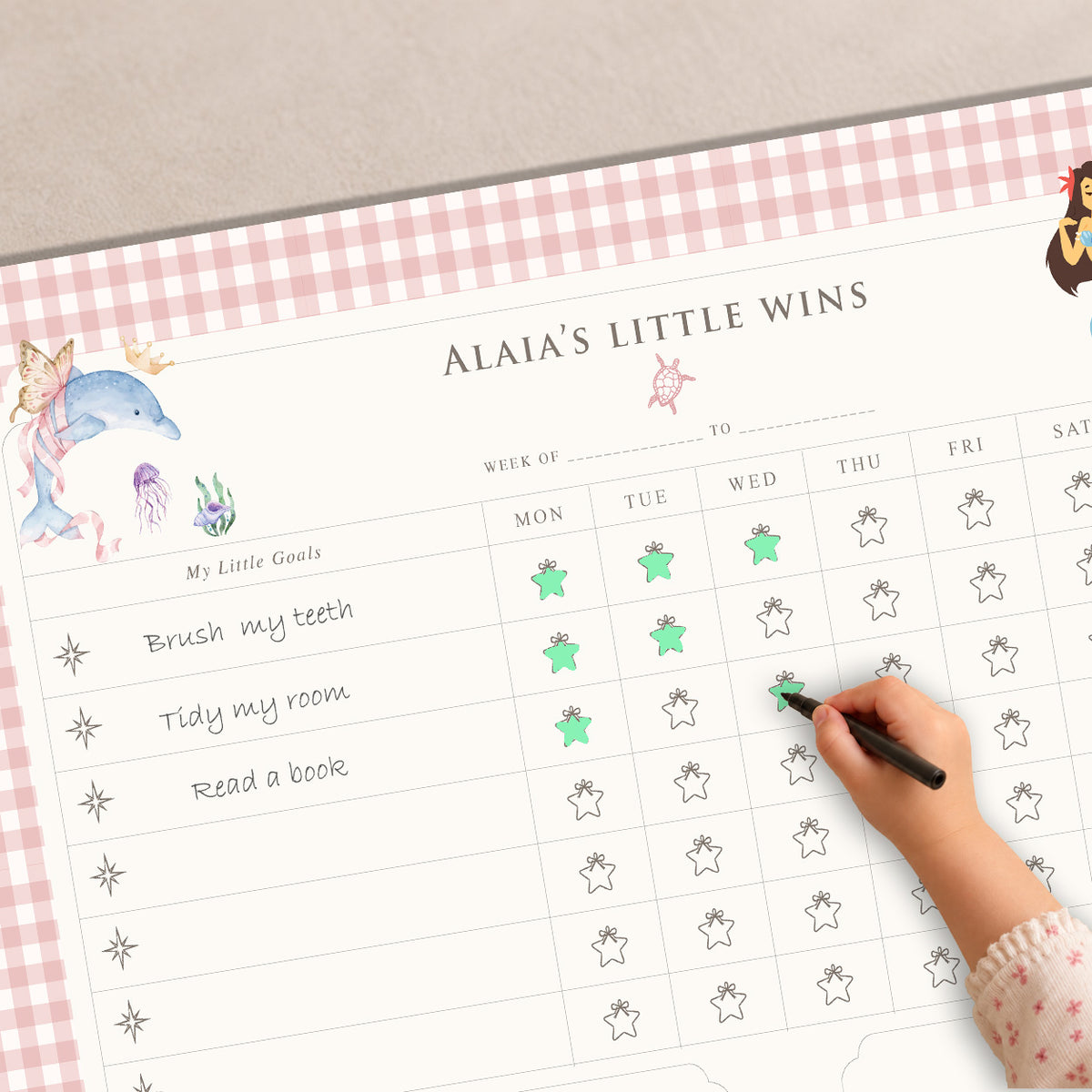 Ocean Belle Reward Chart