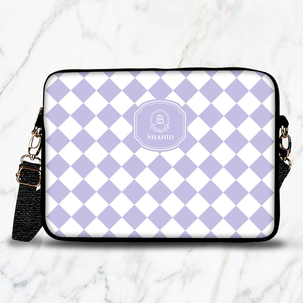 Checkered Laptop Bag