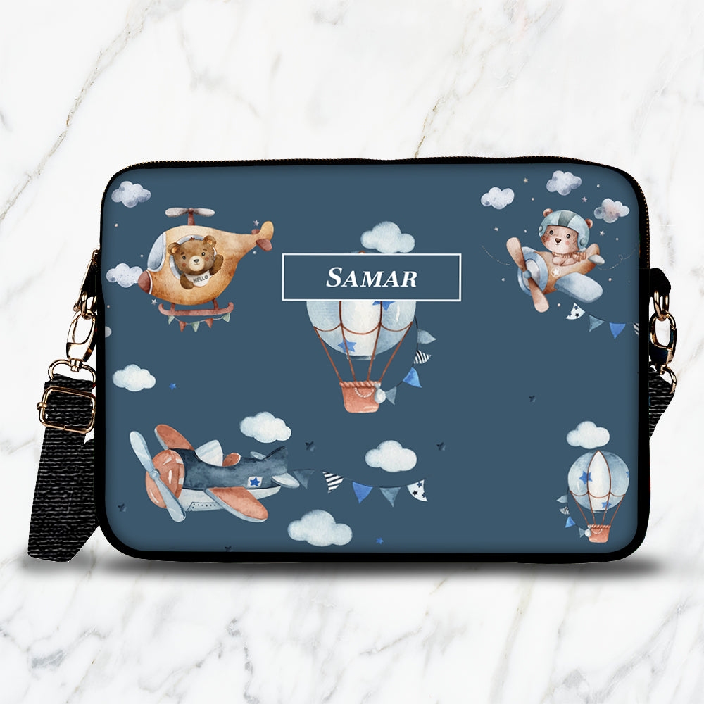 Teddy's Flight Kids Laptop Bag