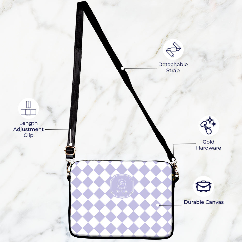 Checkered Laptop Bag