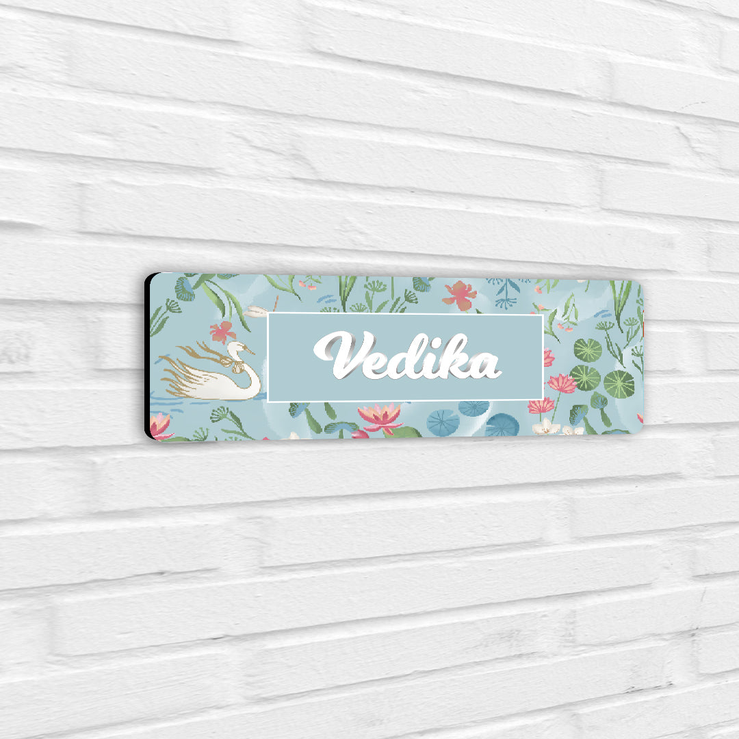 Swans Lake Name Plate (Petite) (kids)