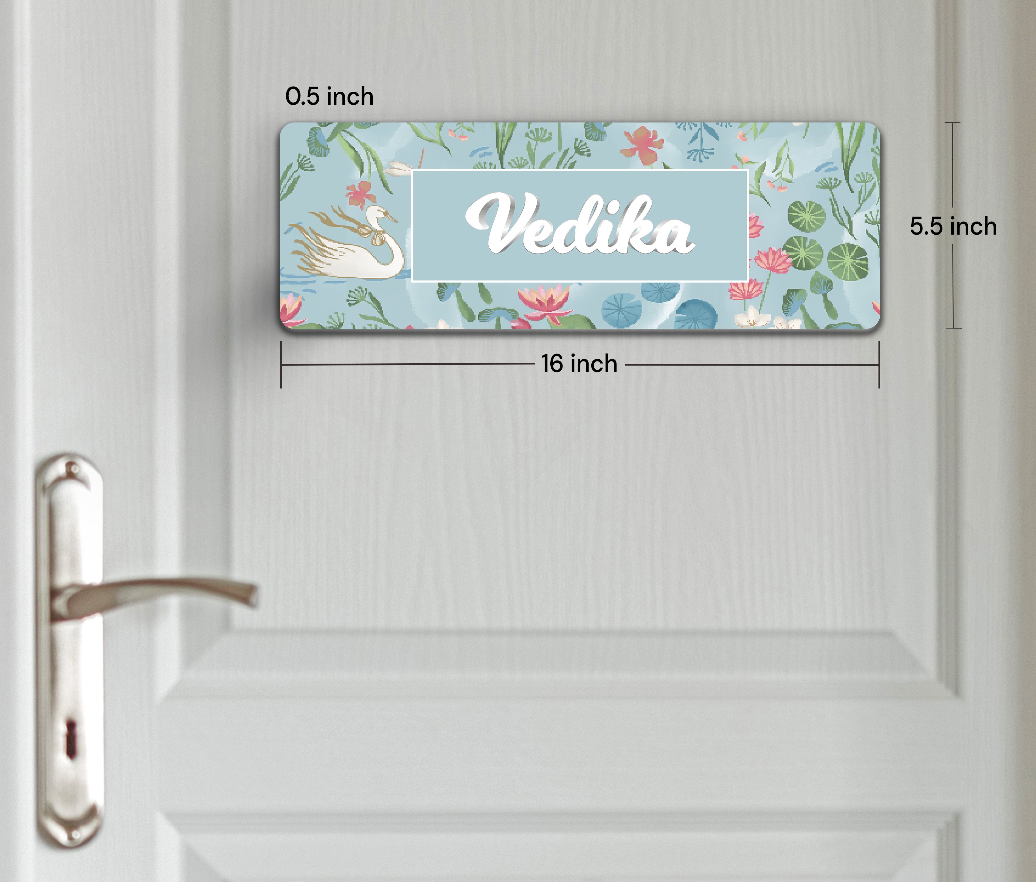 Swans Lake Name Plate (Petite) (kids)