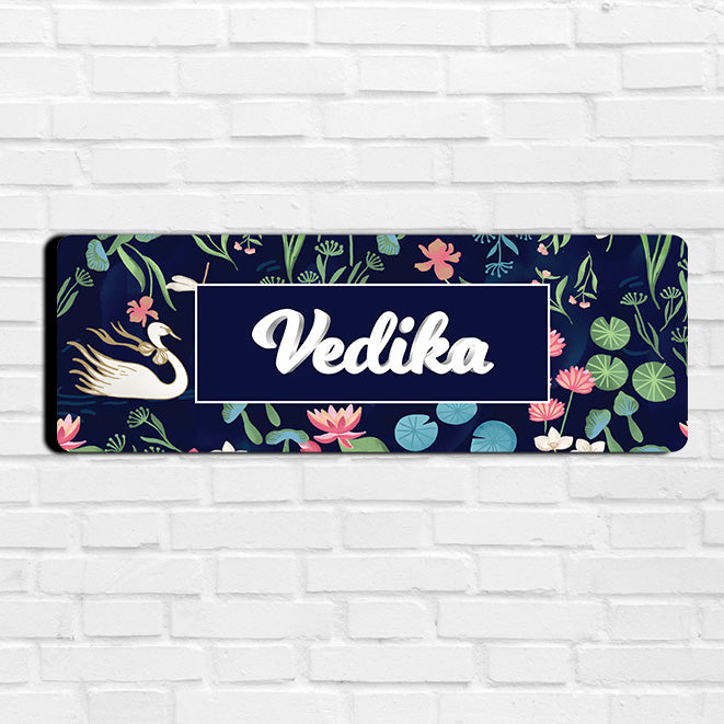 Swans Lake Name Plate (Petite) (kids)
