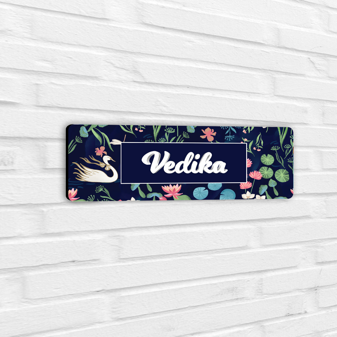 Swans Lake Name Plate (Petite) (kids)