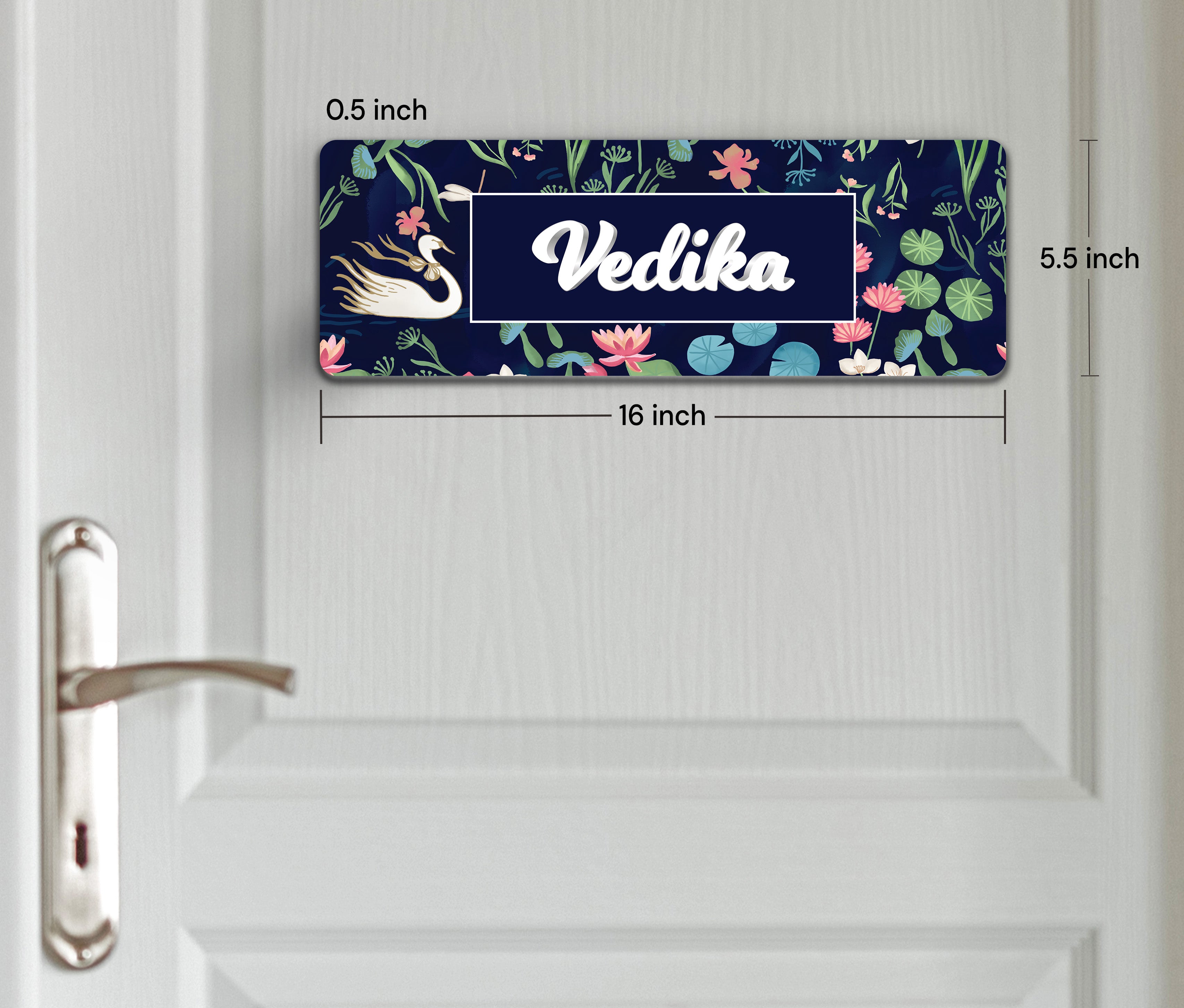 Swans Lake Name Plate (Petite) (kids)