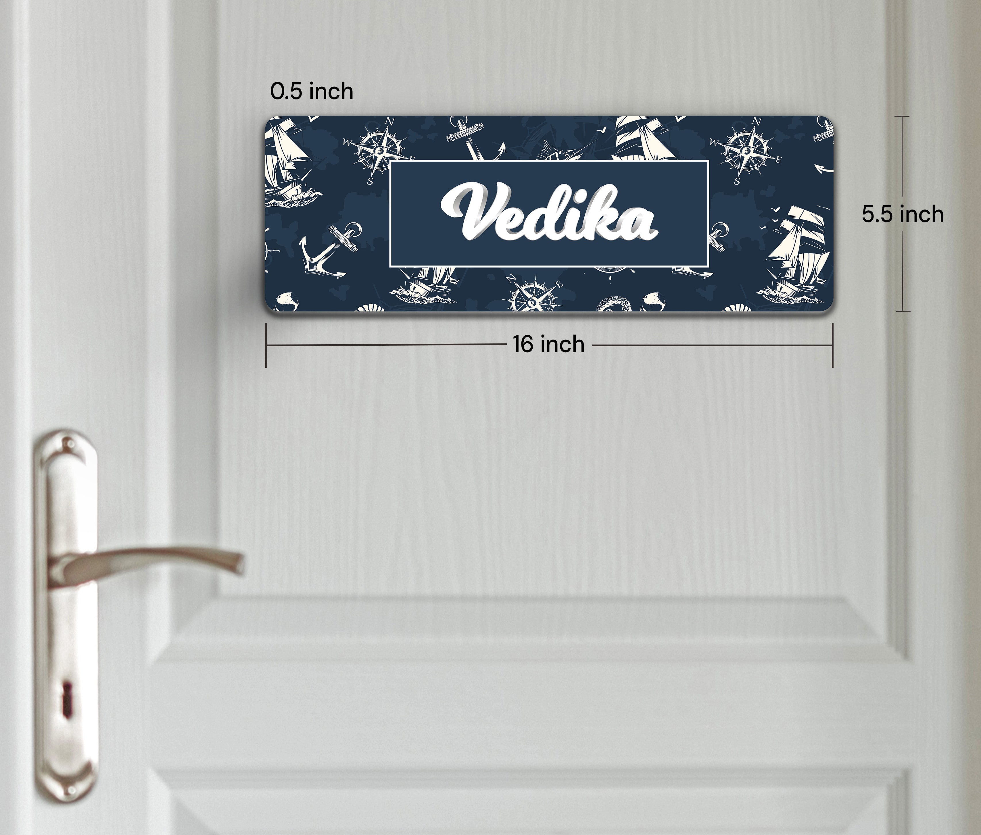 Nautical Dreams Name Plate (Petite) (kids)