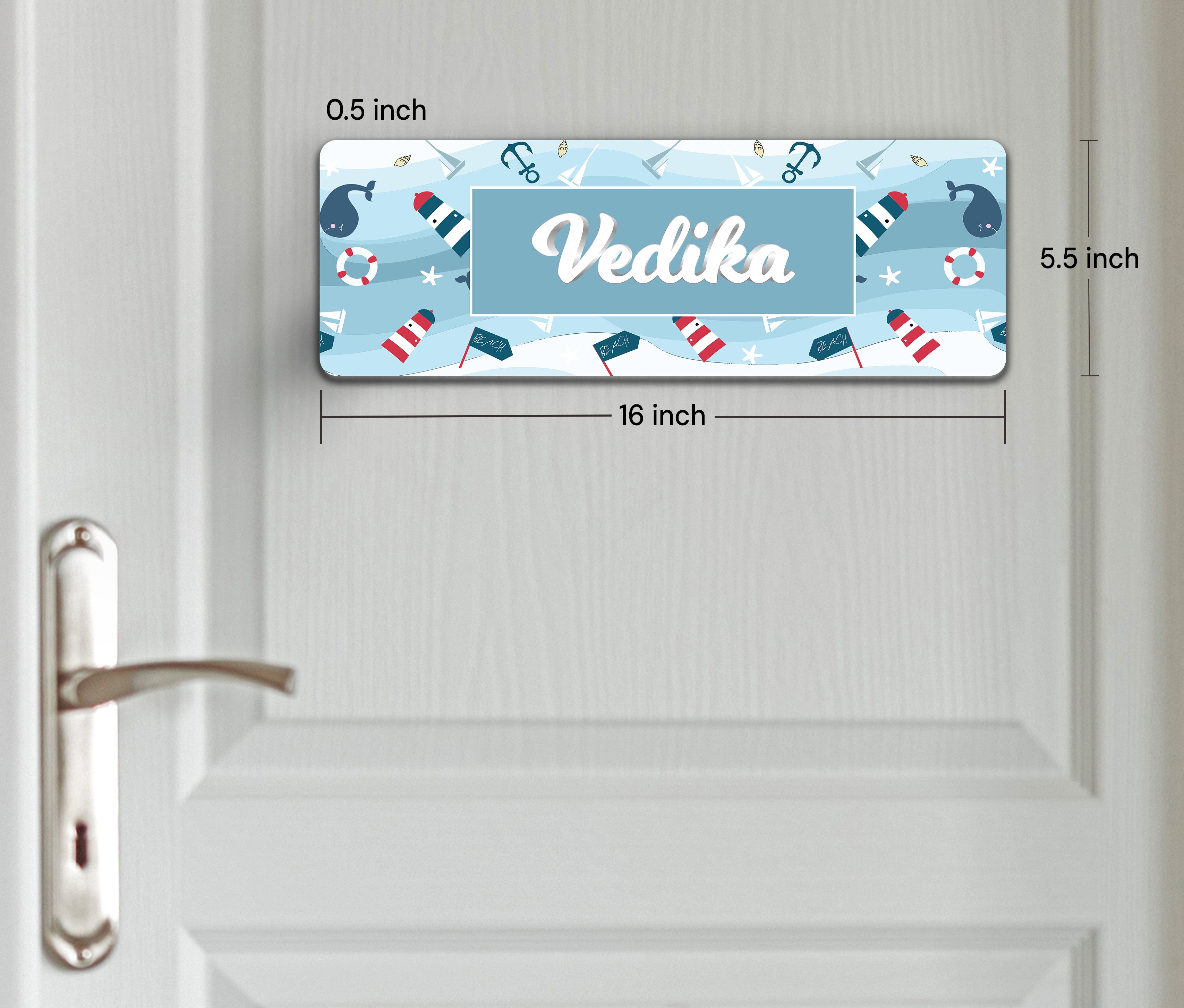 Nautical Dreams Name Plate (Petite) (kids)