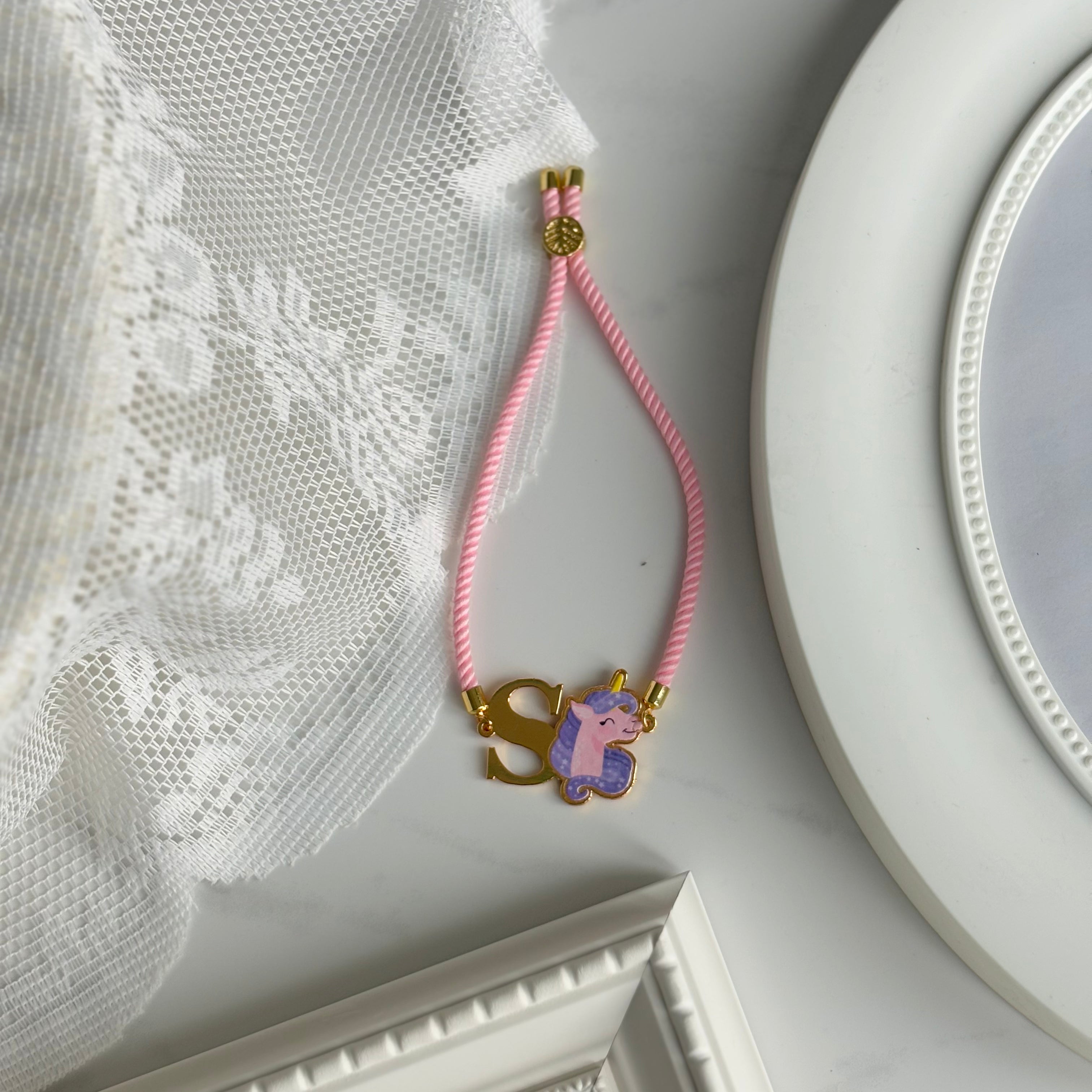 Unicorn (Lilac) Metal Bracelet