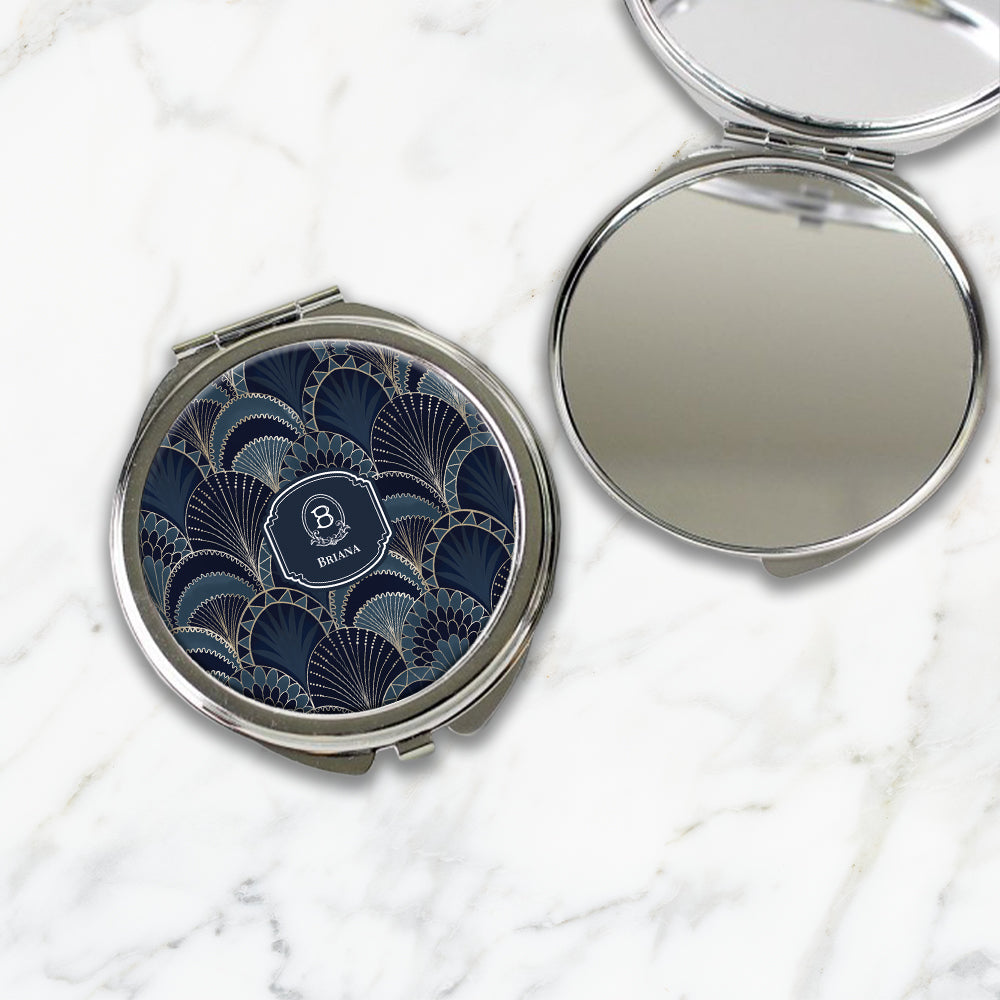 Gilded Arches Compact Mirror