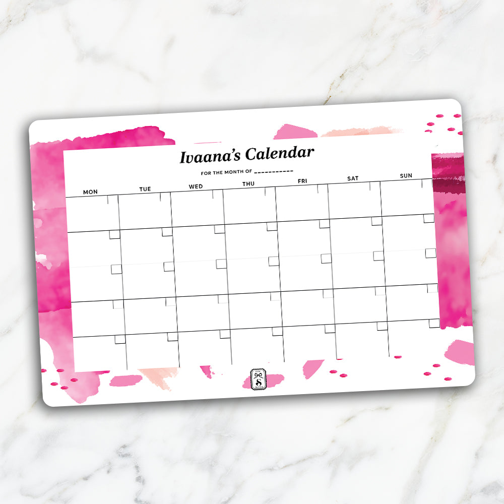Whimsy Washes Calendar