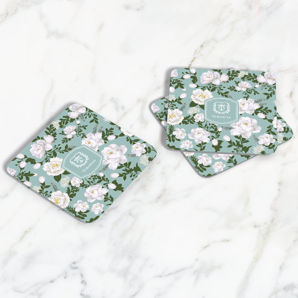 Peonies Coasters