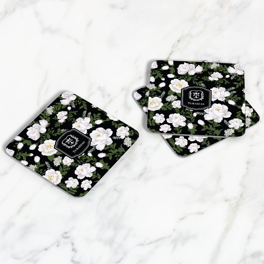 Peonies Coasters