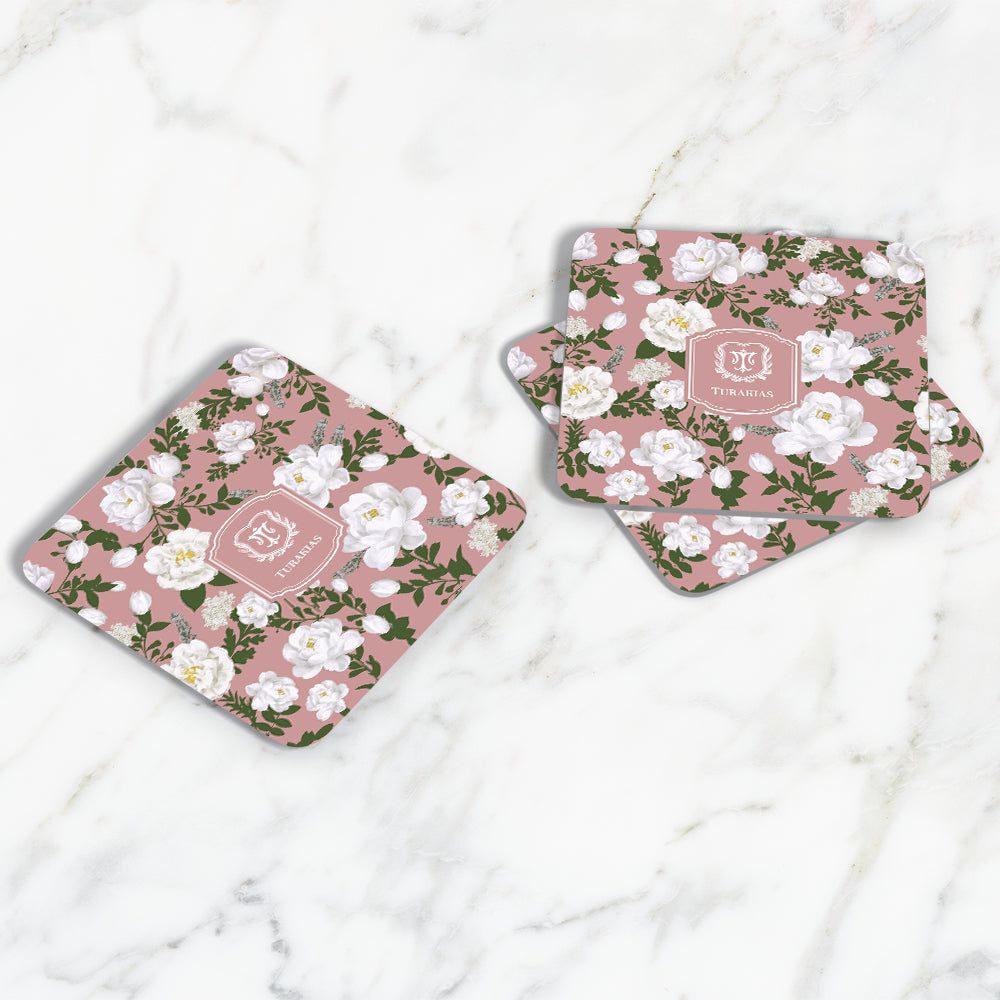 Peonies Coasters