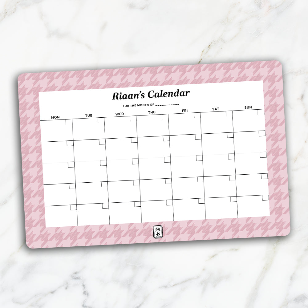 Houndstooth Calendar