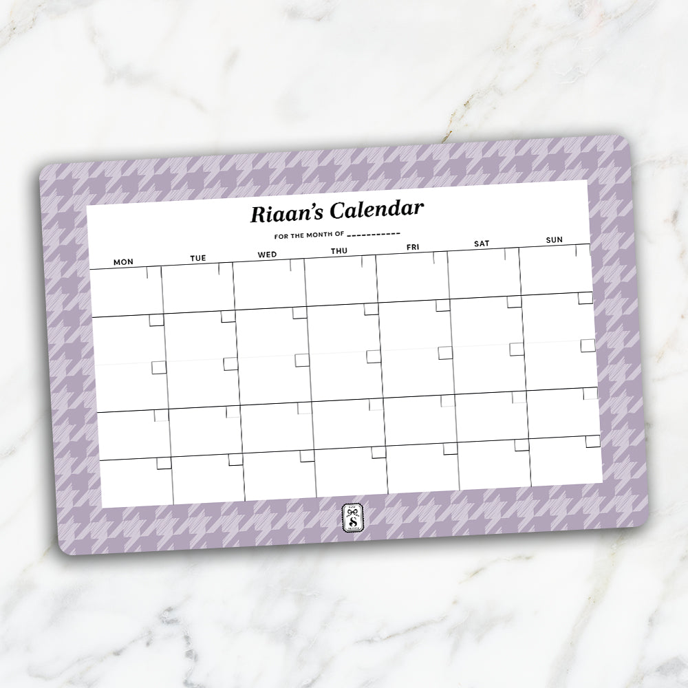 Houndstooth Calendar