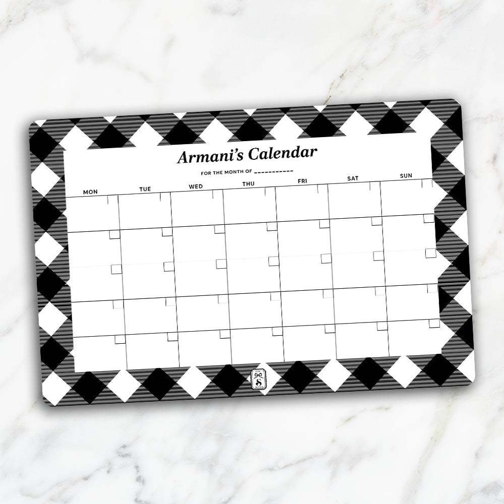 Gingham Calendar