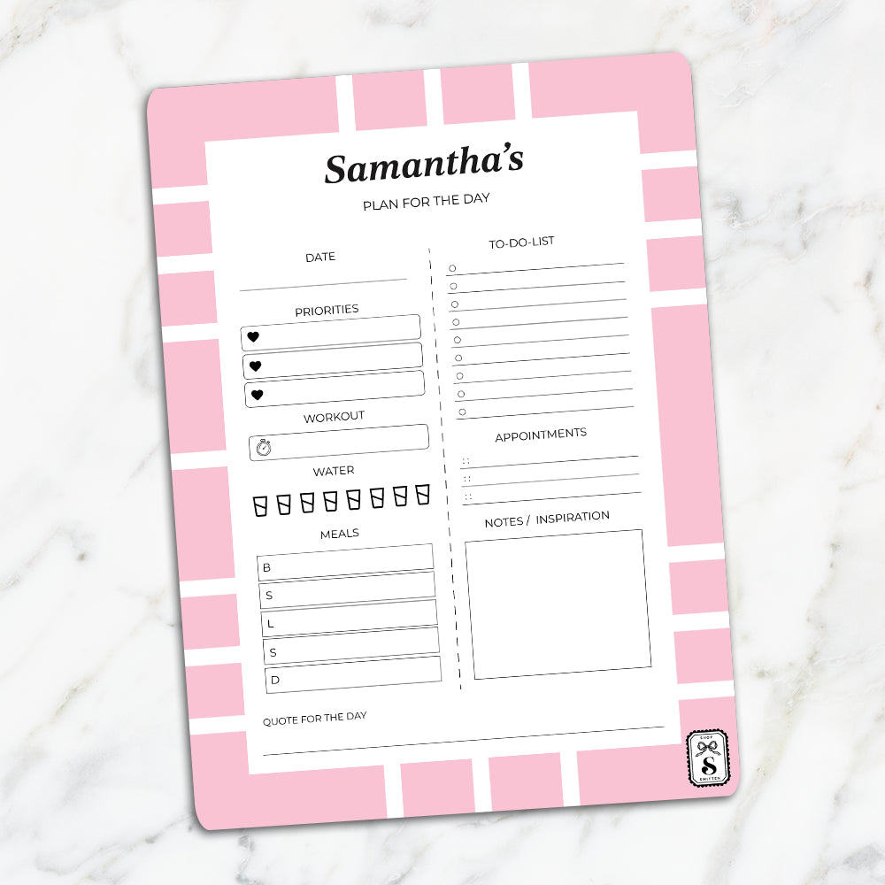 Nautical Grid Daily Planner