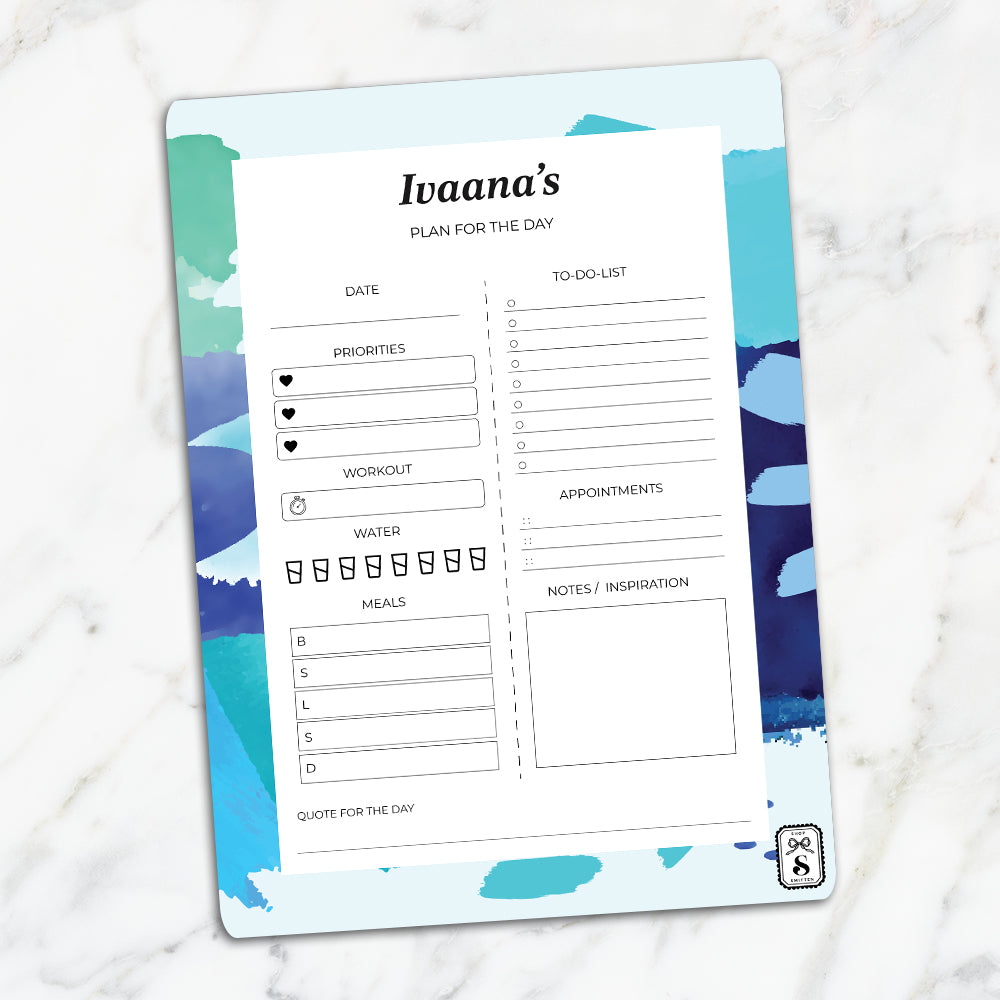 Whimsy Washes Daily Planner