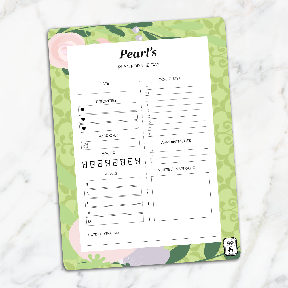 Royal Bloom Daily Planner