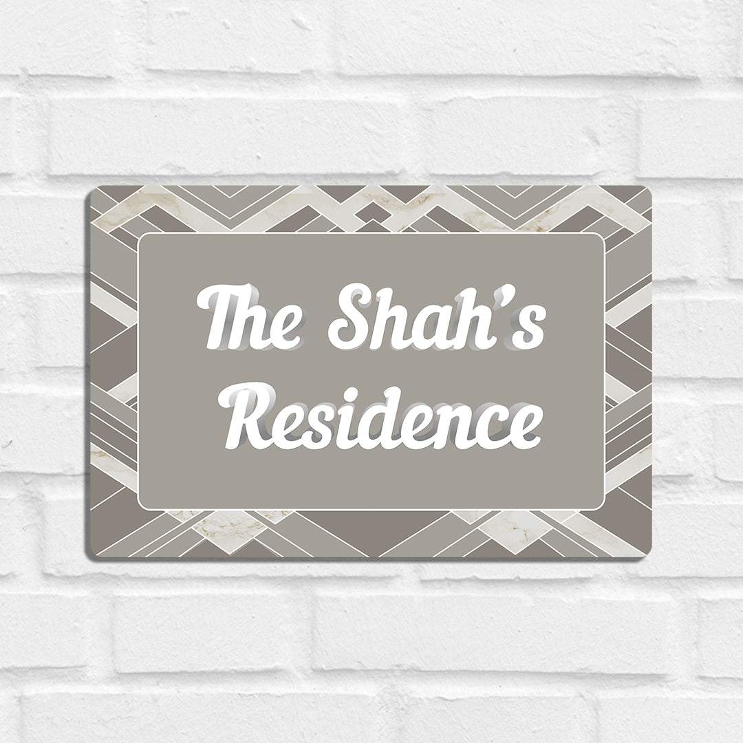 Decadence Name Plate - Standard