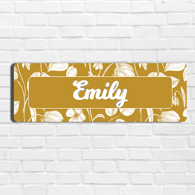 Ink Botanica Name Plate - Petite