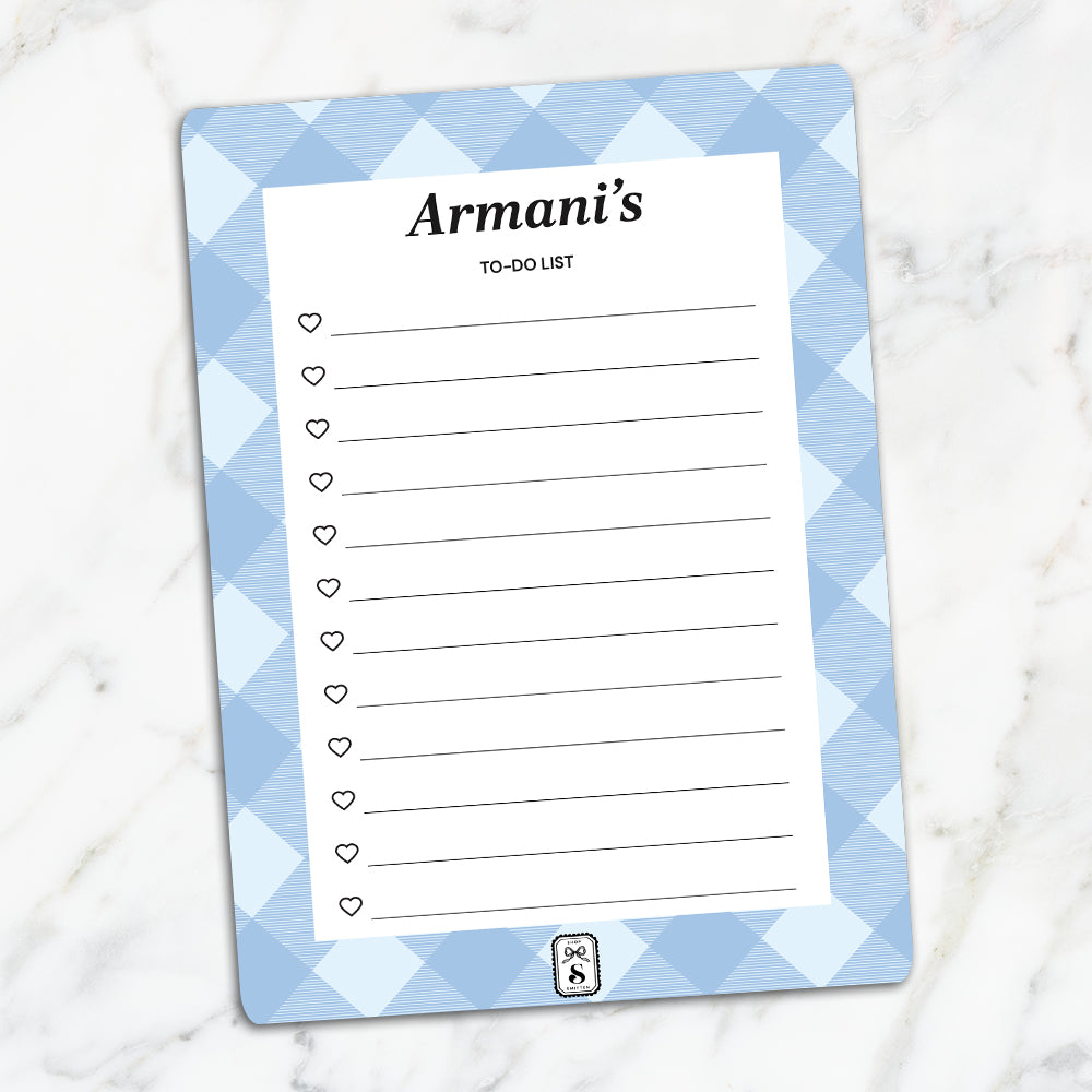 Gingham To-Do List