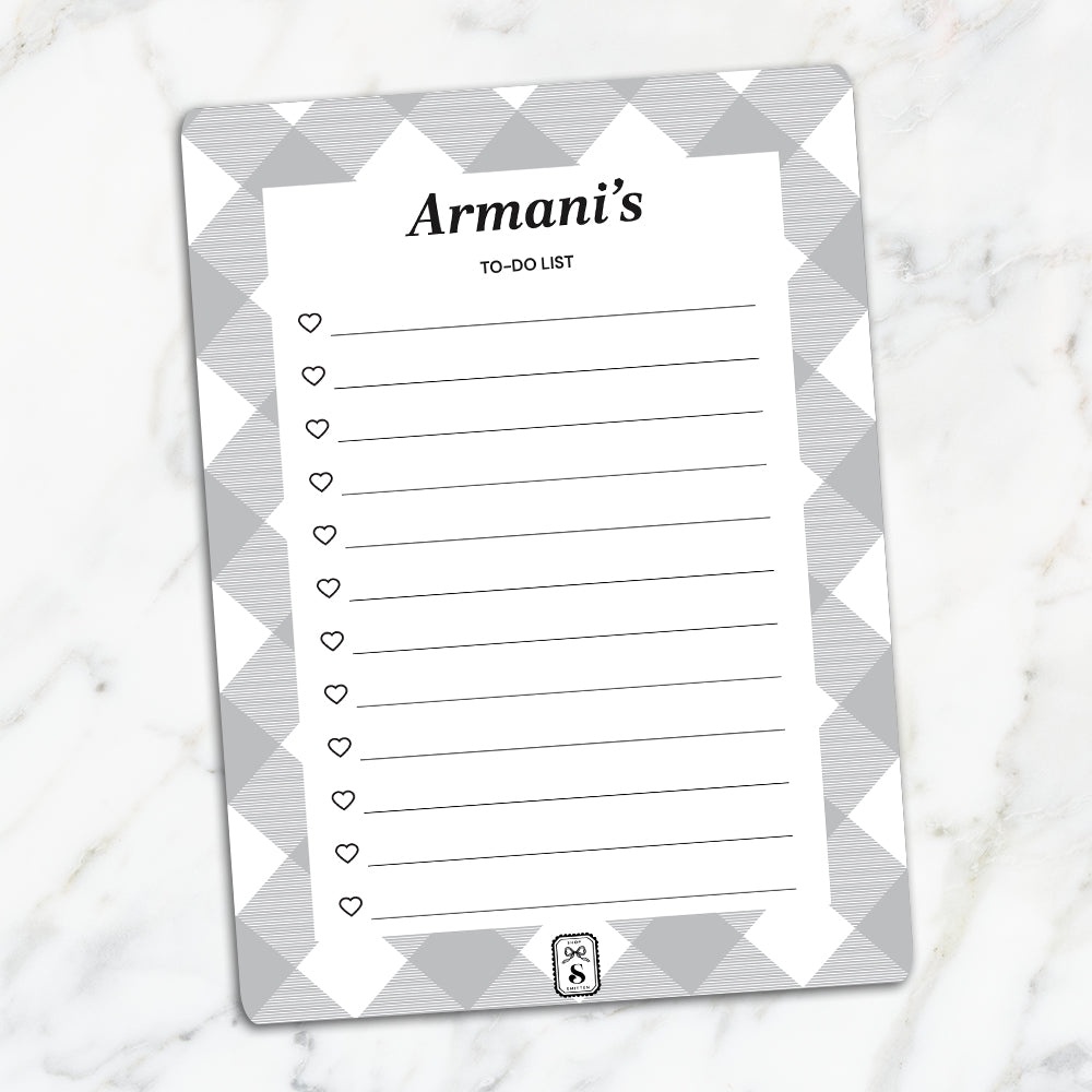 Gingham To-Do List