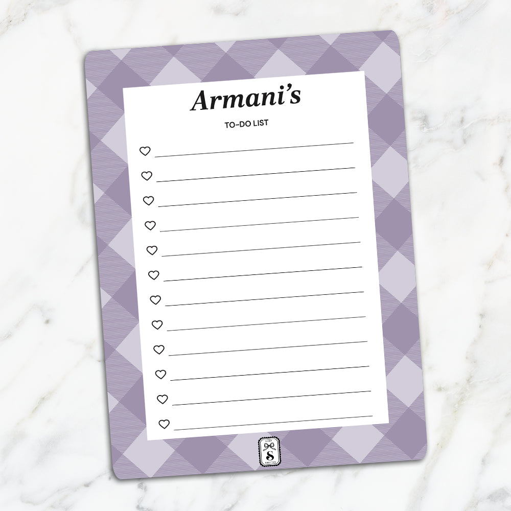 Gingham To-Do List