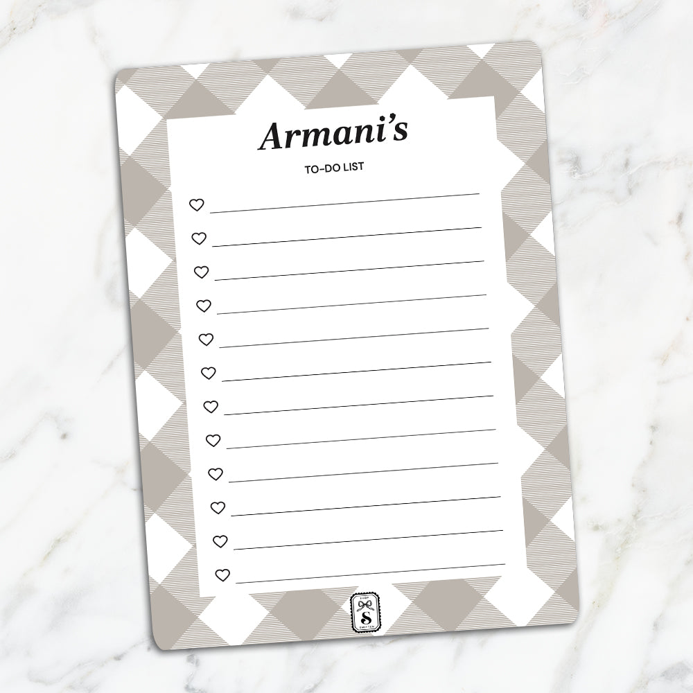 Gingham To-Do List