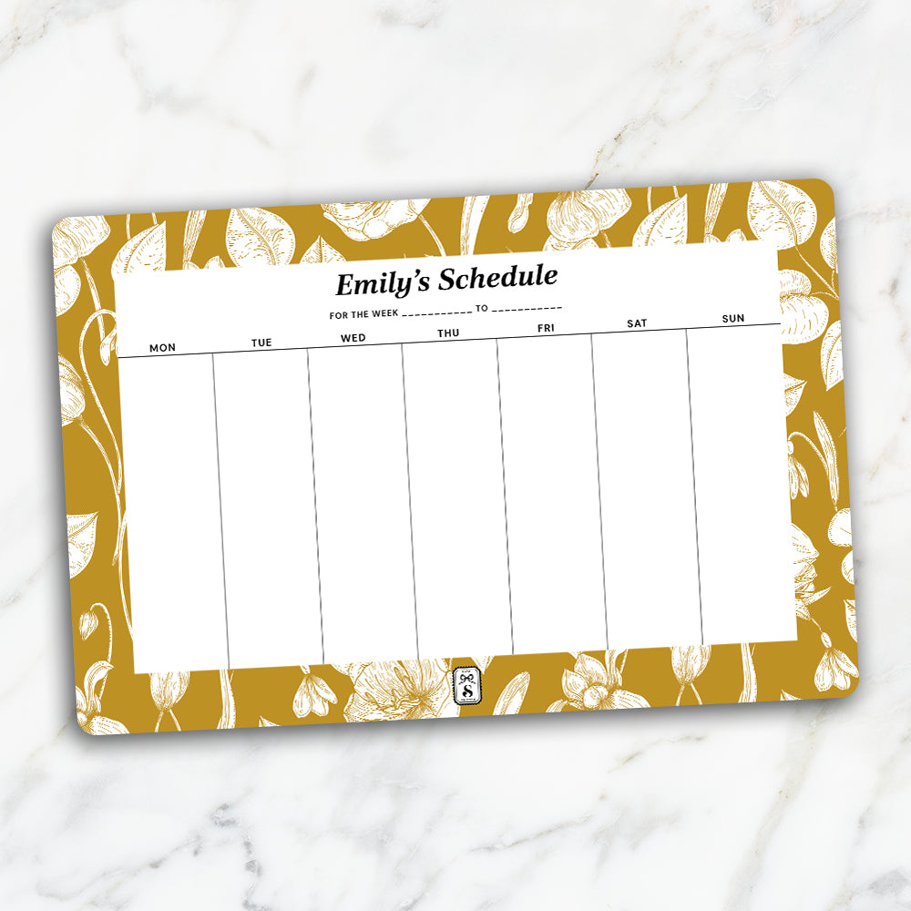 Ink Botanica Weekly Planner