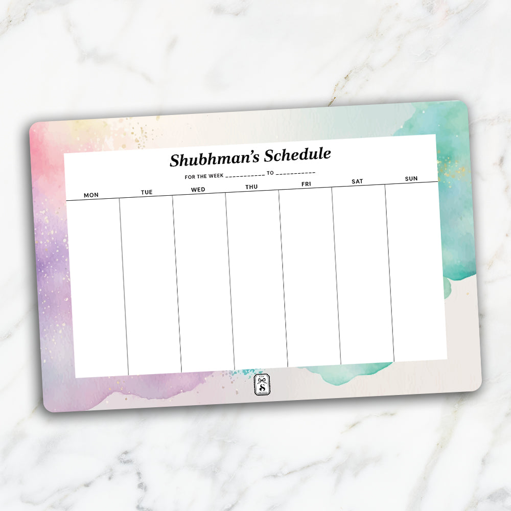 Gilded Strokes Weekly Planner